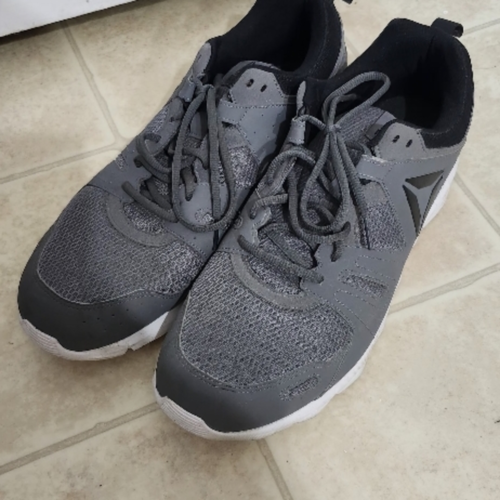 Reebok Gray Athletic Shoes